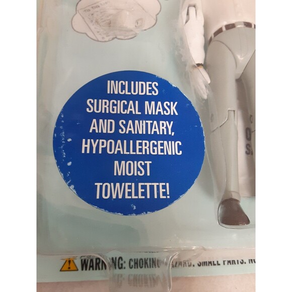 Obsessive Compulsive Action Figure MOC 2005 Face Mask & Moist Towelette NIP - Picture 9 of 9